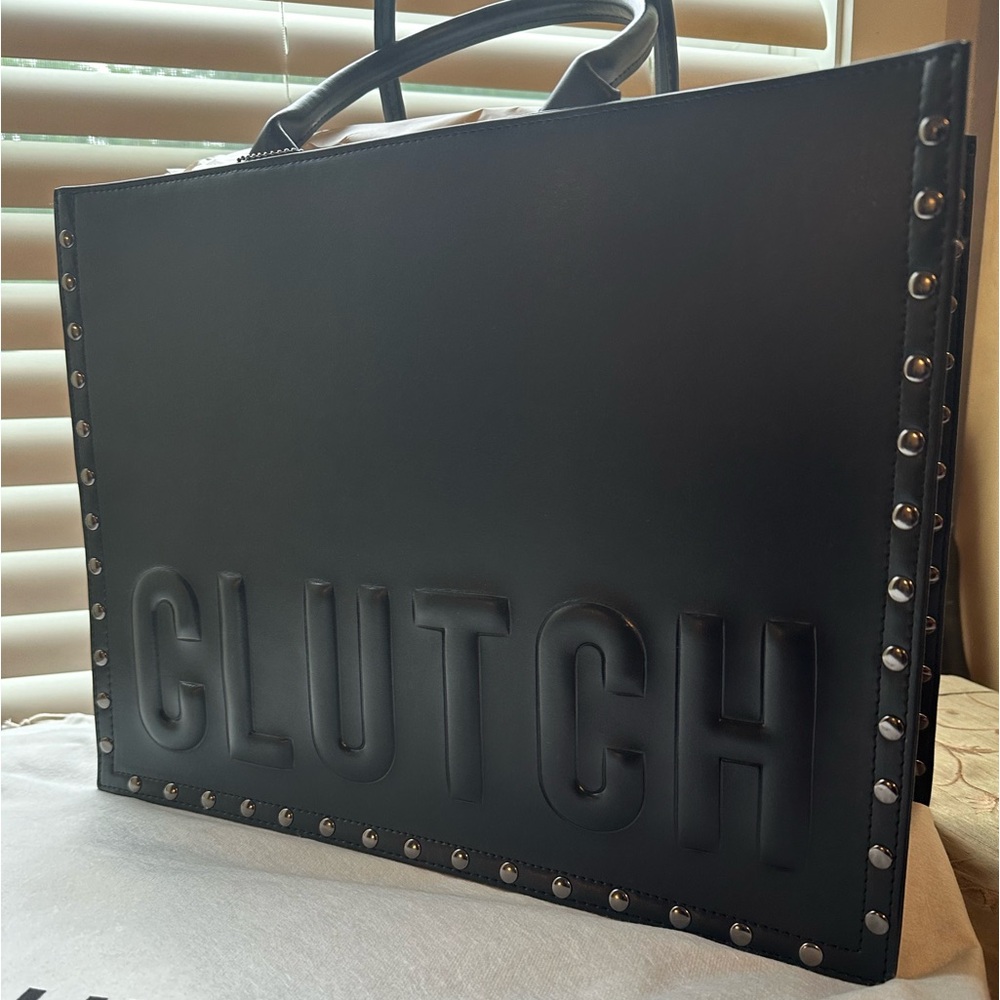 CLUTCH SIGNATURE EMBOSSED TOTE (SOLD OUT)